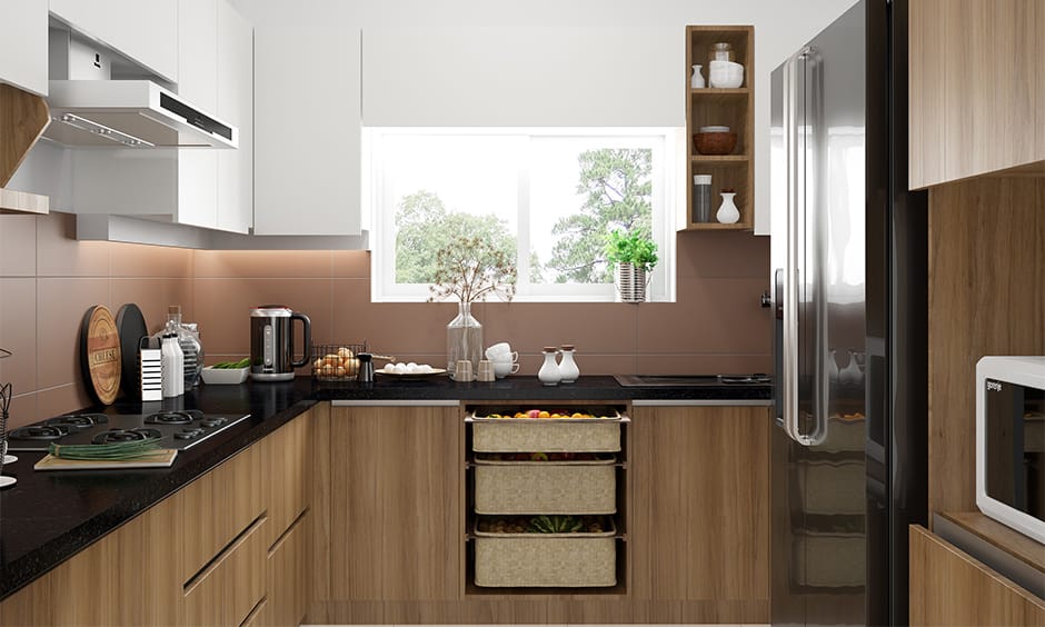 Home Decor Design - Latest update - A Modern L-Shaped Kitchen Design That Is A First Choice Among Homeowners