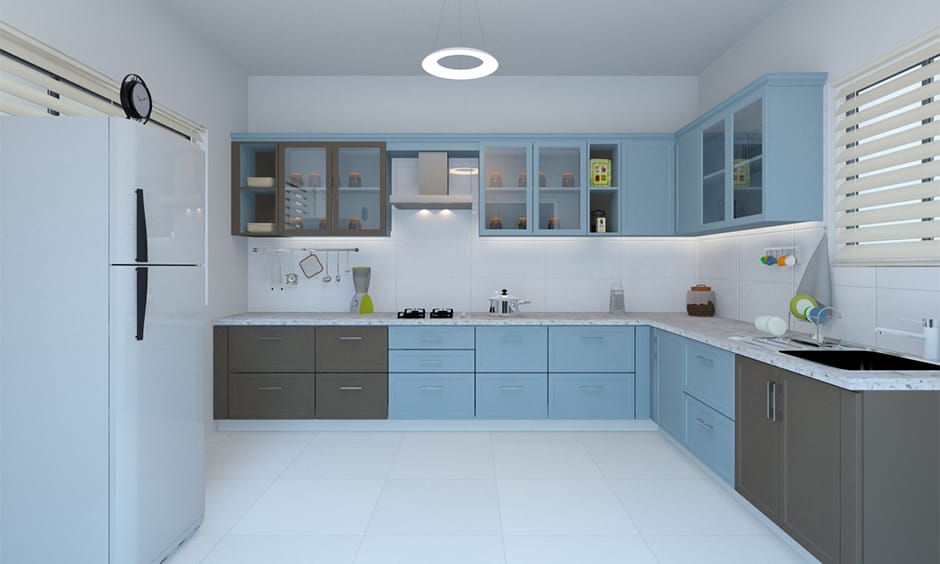 Home Decor Design - Latest update - Upgrade your old cooking space to a modern L-shaped kitchen